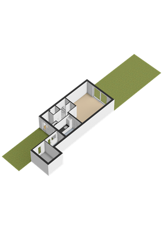 Floorplan - Thijs van der Lindenstraat 4, 2202 VP Noordwijk